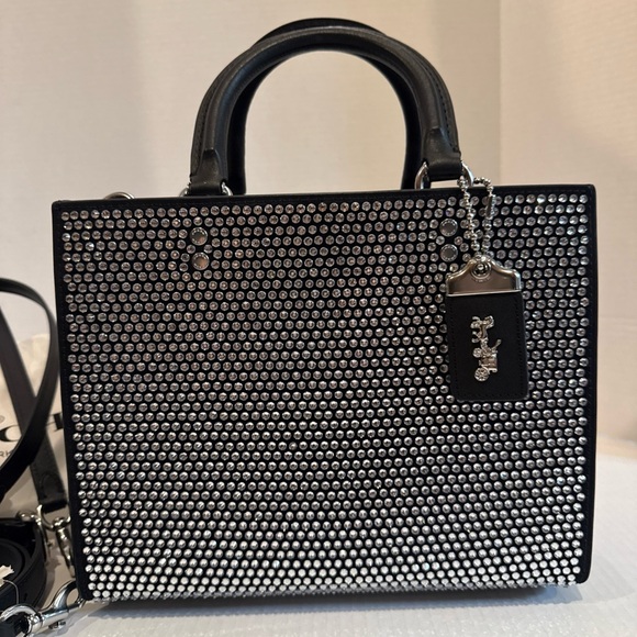 Coach Rogue 25 Crystal, Silver, Blk CW593 - Picture 1 of 17